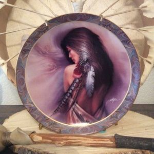 Bradley Native American Plate “White Feather”